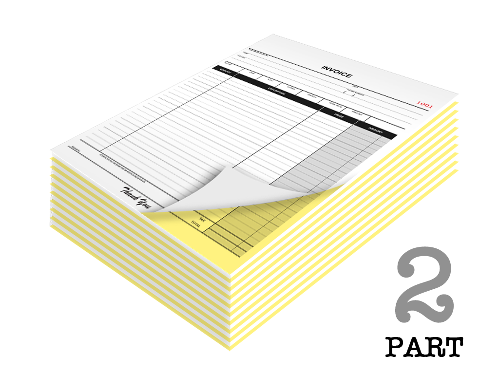 8.5 X 11 NCR 2 Parts