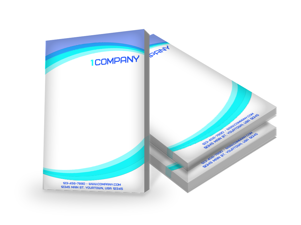 8.5 x 11 Notepads 25 Sheets Per Pad